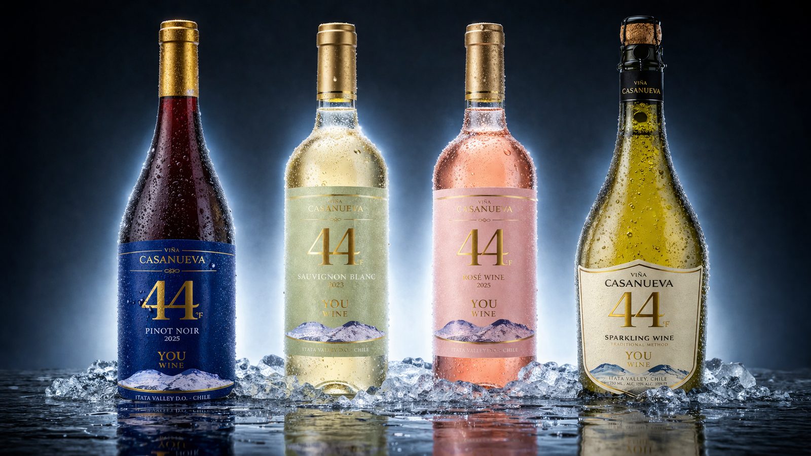 YOU WINE 44°F — 4 Varieties